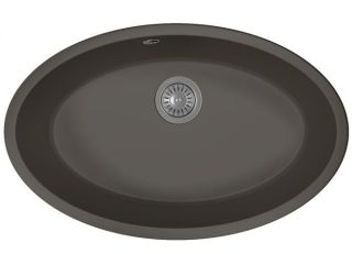 Кухонная мойка Florentina Вега Овал антрацит